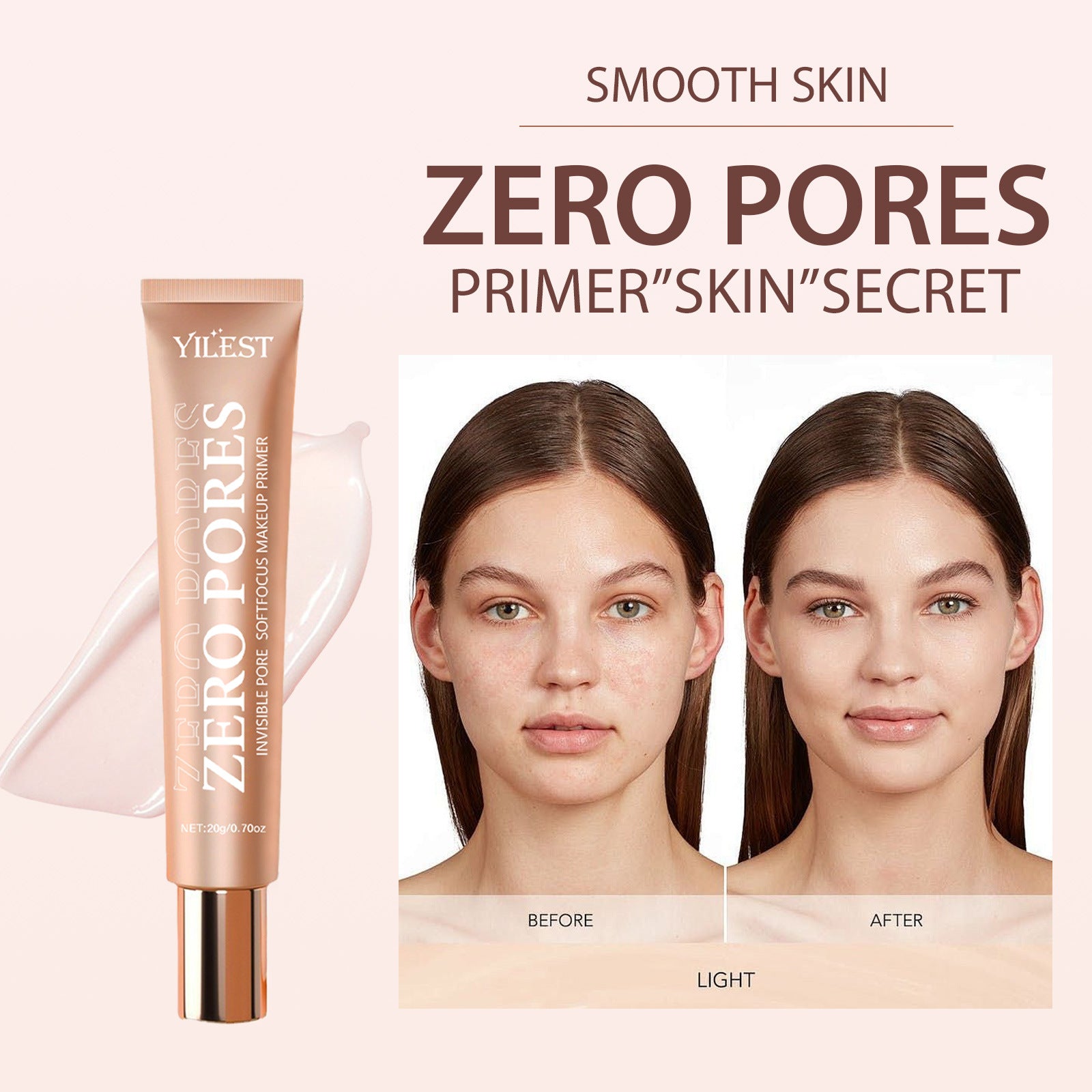 Base de Maquillage Lissante Zéro Pores – Éclat & Teint Unifié | AvryStyle