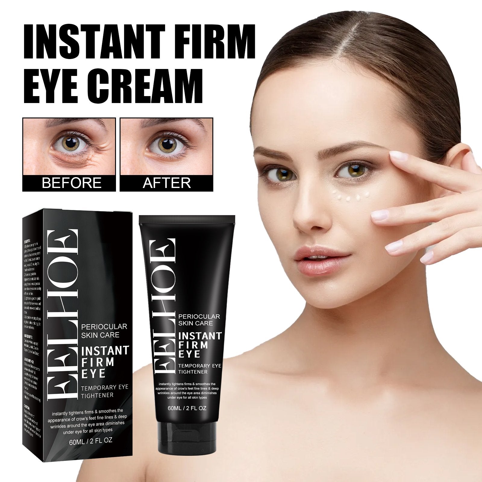 Crème Contour des Yeux Liftante & Raffermissante EELHOE – Effet Lissant Instantané, Anti-Rides & Hydratation Intense | AvryStyle