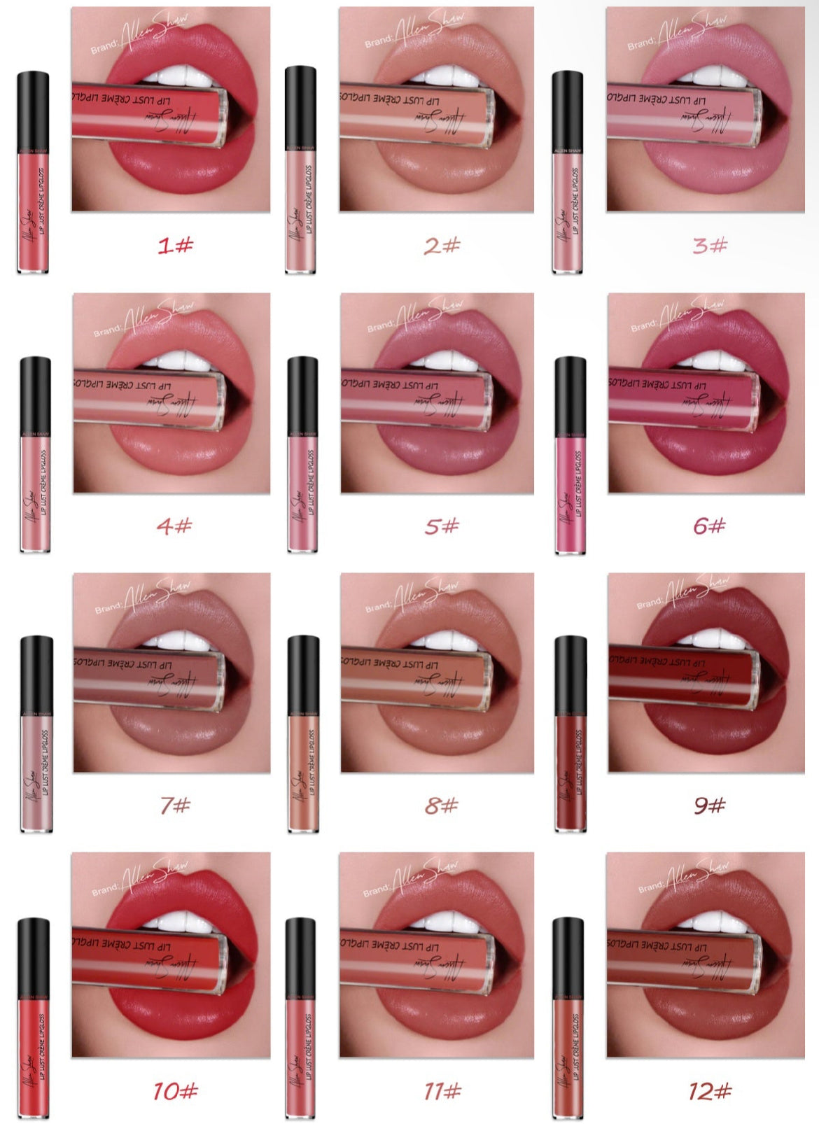 Gloss Lèvres Crémeux & Ultra Brillant – 12 Teintes Irrésistibles | AvryStyle