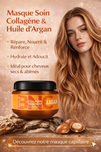 Masque Capillaire au Collagène & Argan – Réparation Intense & Brillance | AvryStyle