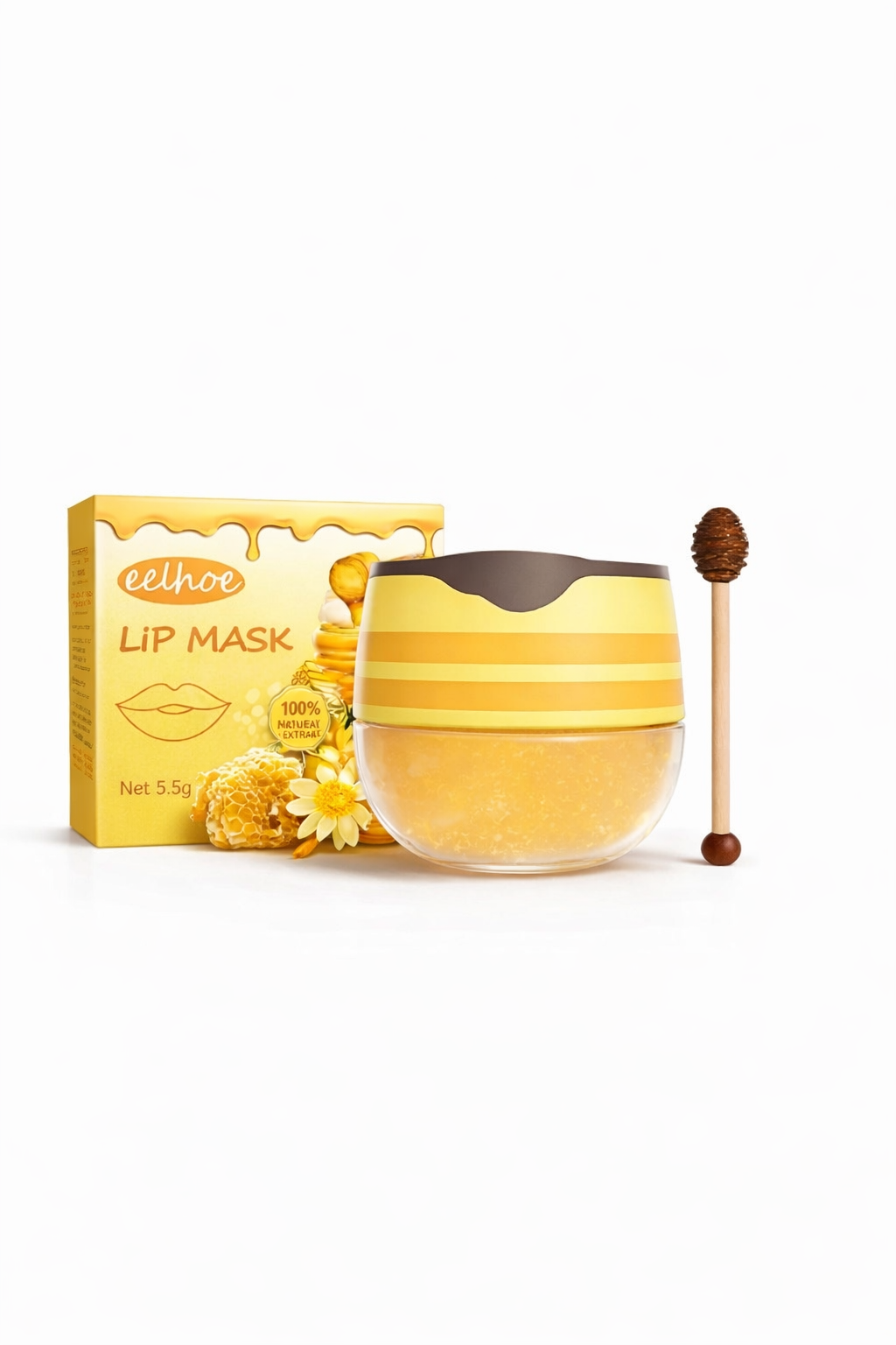 EELHOE – Masque à Lèvres au Miel | Soin Hydratant & Exfoliant | Lèvres Douces, Lisses et Repulpées | AvryStyle