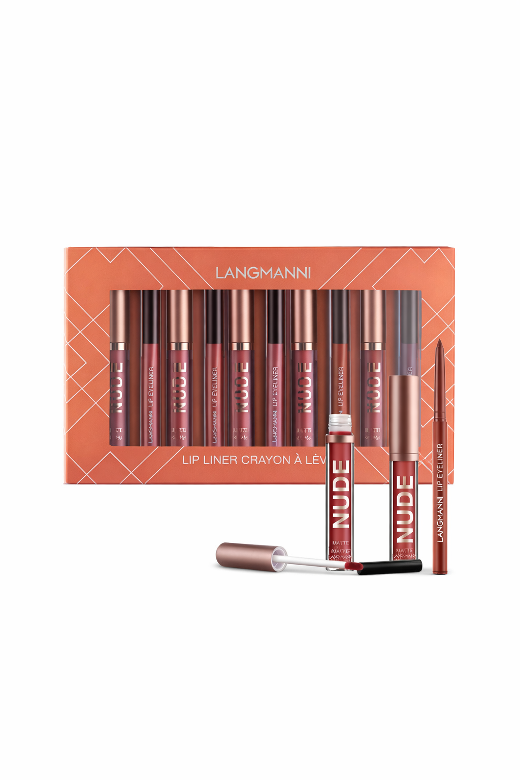Coffret Maquillage Lèvres 12 Pièces AvryStyle – Rouges à Lèvres & Crayons Waterproof | Tenue Longue Durée