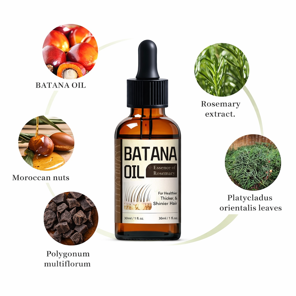 Huile Naturelle de Croissance Capillaire Batana – Sérum Fortifiant & Hydratant | AvryStyle