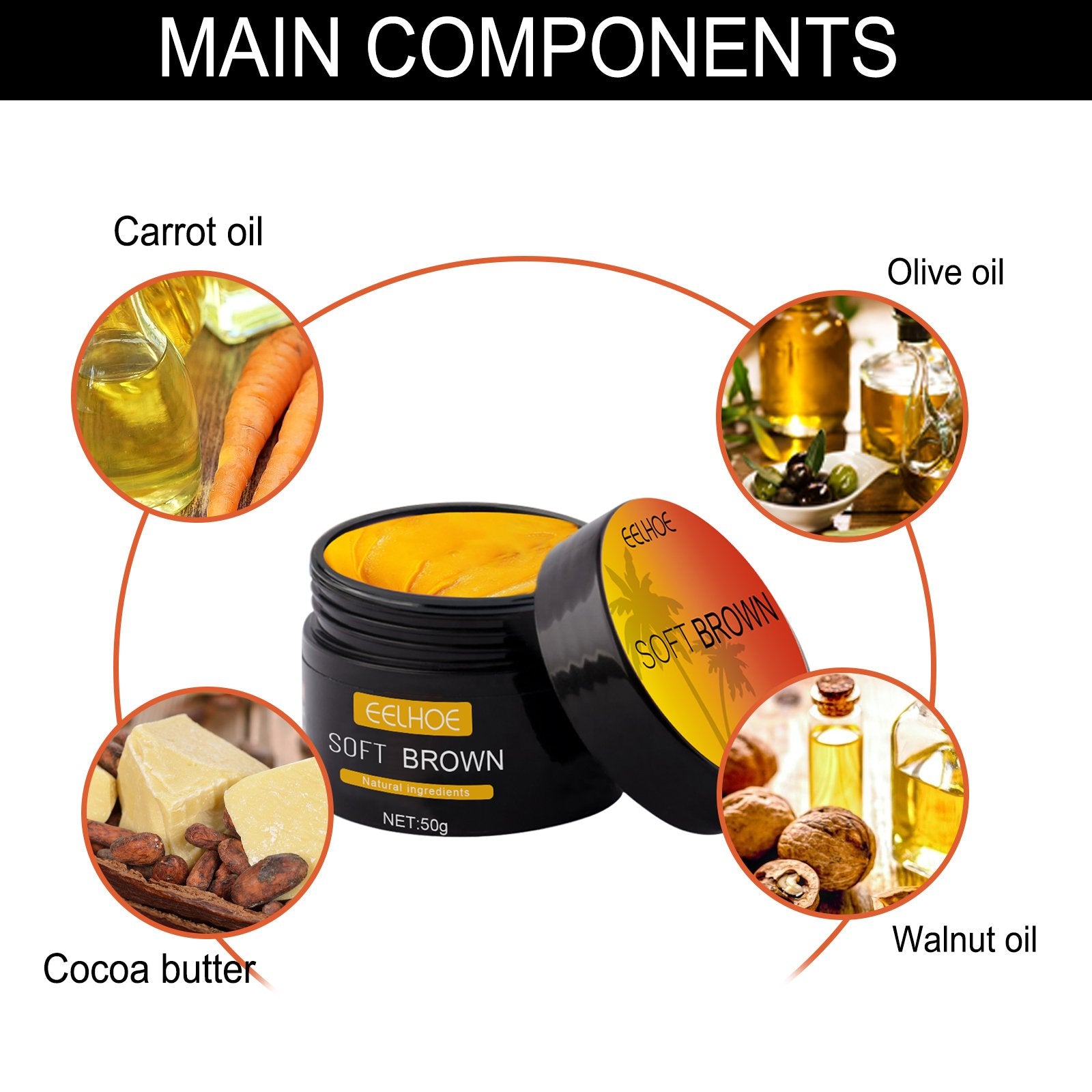 Gel Autobronzant à l’Aloe Vera EELHOE – Bronzage Naturel, Hydratation & Réparation Solaire | AvryStyle