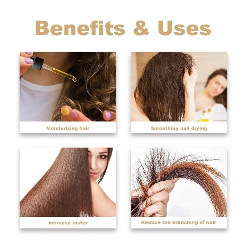 Huile d’Argan Pure Eelhoe – Soin Nourrissant Cheveux, Peau & Ongles | AvryStyle